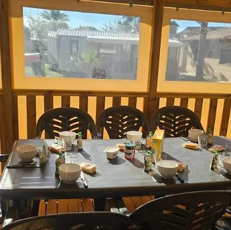 Kamp alanı Mobil-home Confort, Clim, 8 Personnes Torreilles